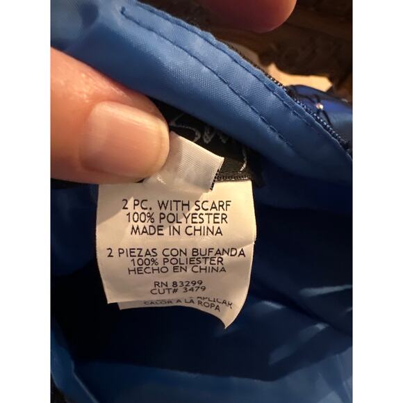 Women’s Blu Sage  Blue Midi Party Dress. Size 16W - Picture 6 of 6